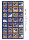 A Quilter's Christmas panel Multi