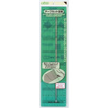 Bias tape cutting ruler