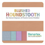 Blushed Houndstooth 2 1/2" strips